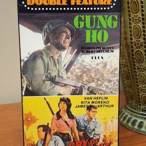 Gung Ho/Cry Of Battle - 1986 Goodtimes Double Feature VHS